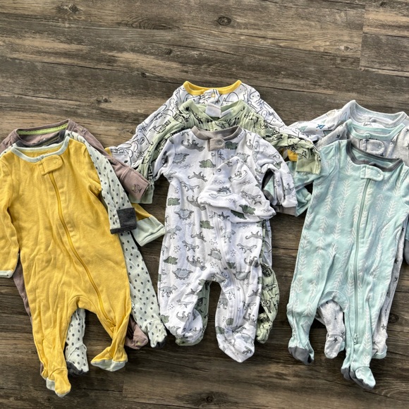 cloud island One Pieces Baby Sleepers 3 Month Boy Bundle Of 9 Poshmark